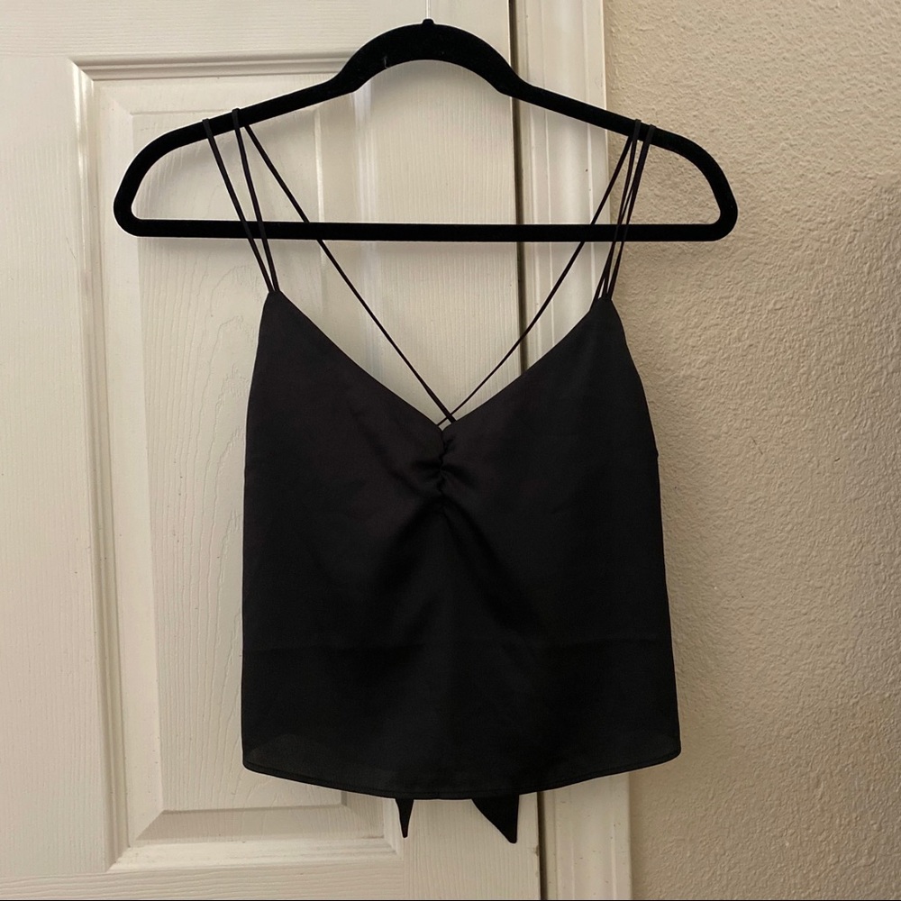 ✨SOLD✨Express Petite Satin Tie Back Cami